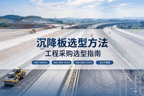 纳雍沉降板选择方法