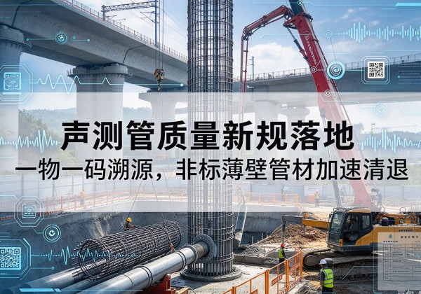 纳雍声测管质量新规落地，一物一码溯源，非标薄壁管材加速清退
