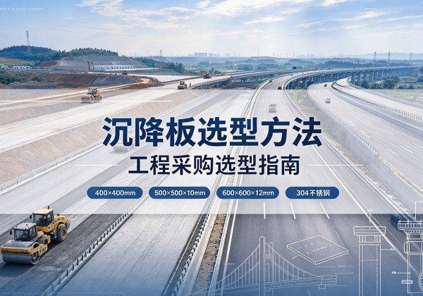 纳雍沉降板选择方法